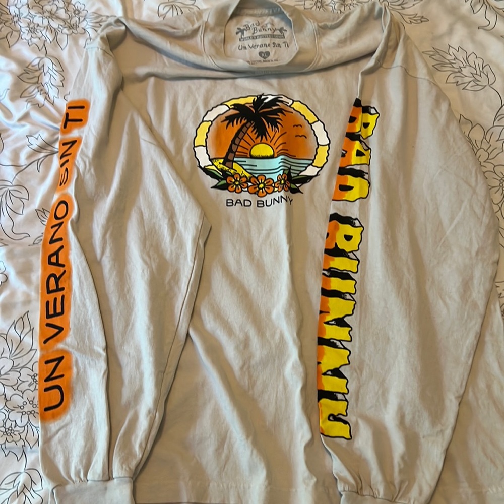 Long sleeve Bad bunny shirt